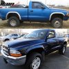 Dodge Dakota Standard Cab 1997-2004 Wind Deflectors Slim Style Acrylic Smoke Tinted