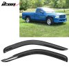 Dodge Dakota Standard Cab 1997-2004 Wind Deflectors Slim Style Acrylic Smoke Tinted