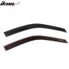 Honda Odyssey 1999-2004 Deflectores de ventanilla estilo Slim acrílico ahumado tintado