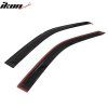 Honda Odyssey 1999-2004 Deflectores de ventanilla estilo Slim acrílico ahumado tintado
