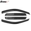 Jeep Grand Cherokee 1999-2004 Deflectores de ventanilla estilo Slim acrílico ahumado