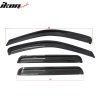 Jeep Grand Cherokee 1999-2004 Deflectores de ventanilla estilo Slim acrílico ahumado