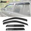 Jeep Grand Cherokee 1999-2004 Deflectores de ventanilla estilo Slim acrílico ahumado
