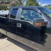 Ford F150 Extended 2004-2014 Deflectores de ventanilla estilo Slim acrílico ahumado tintado