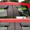 Ford F150 Extended 2004-2014 Deflectores de ventanilla estilo Slim acrílico ahumado tintado