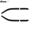 Ford F150 Extended 2004-2014 Deflectores de ventanilla estilo Slim acrílico ahumado tintado