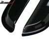 Ford F150 Extended 2004-2014 Deflectores de ventanilla estilo Slim acrílico ahumado tintado