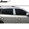 Hyundai Tucson 2005-2009 Déflecteurs de vitres ABS chrome