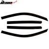 Hyundai Tucson 2005-2009 Derivabrisas ABS negro oscuro