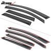Honda 2007-2008 Deflectores de ventanilla Slim styl acrílico ahumado tintado