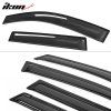 Honda 2007-2008 Deflectores de ventanilla Slim styl acrílico ahumado tintado