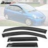 Honda 2007-2008 Deflectores de ventanilla Slim styl acrílico ahumado tintado