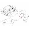 Abarth 500 Baguette décorative droite 51783734