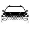 Jeep Cherokee KL Защитно фолио срещу камъчета