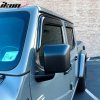 Jeep Wrangler 2007-2024 Jeep Gladiator 2020-2024 Windabweiser Slim Style Acrylglas Rauch getönt