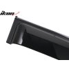 Toyota Highlander 2008-2013 Window Deflectors Slim Mugen Style Acrylic Smoke Tinted Chrome