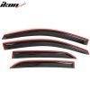 Toyota Corolla 2009-2013 Déflecteurs de vitres Style Slim acrylique noir