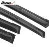 Honda 2009-2014 Deflectores de ventanilla estilo Slim acrílico ahumado tintado