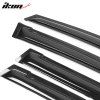 Honda 2009-2014 Deflectores de ventanilla estilo Slim acrílico ahumado tintado