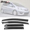 Honda 2009-2014 Deflectores de ventanilla estilo Slim acrílico ahumado tintado