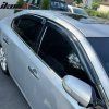 Nissan Maxima 2009-2015 Deflectores de ventanilla Slim estilo acrílico ahumado tintado
