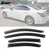 Nissan Maxima 2009-2015 Deflectores de ventanilla Slim estilo acrílico ahumado tintado