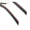 Dodge Ram 1500 2500 Standard Cab 2009-2025 Deflectores de ventanilla acrílico ahumado tintado