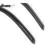 Dodge Ram 1500 2500 Standard Cab 2009-2025 Deflectores de ventanilla acrílico ahumado tintado