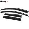 Mazda 3 Hatchback 2010-2013 Déflecteurs de vitres Slim style acrylique fumé teinté