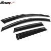 Mazda 3 Hatchback 2010-2013 Déflecteurs de vitres Slim style acrylique fumé teinté
