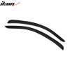 Ford Mustang 2010-2014 Deflectores de ventanilla estilo Slim acrílico ahumado tintado