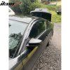 Ford Mustang 2010-2014 Deflectores de ventanilla estilo Slim acrílico ahumado tintado