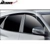 Hyundai Tucson 2010-2015 Ofuky oken ABS tmavá černá