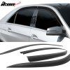 Mercedes Benz W212 E-Class 2010-2016 Derivabrisas ABS negro oscuro