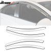 Chevrolet Cruze 2011-2015 Déflecteurs de vitres ABS chrome