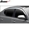 Kia Optima 2011-2015 Deflectores de aire ABS cromo