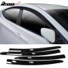 Hyundai Elantra 2011-2016 Derivabrisas ABS negro oscuro
