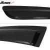 Dodge Durango 2011-2024 Déflecteurs de vitres style Slim acrylique fumé teinté