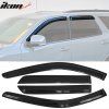 Dodge Durango 2011-2024 Déflecteurs de vitres style Slim acrylique fumé teinté