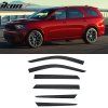Dodge Durango 2011-2025 Déflecteurs de vitres style Slim acrylique fumé teinté