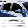 Chevrolet Sonic HB 5DR 2012-2020 Déflecteurs de vitres ABS chrome