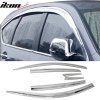 Honda CR-V 2012-2014 Ofuky oken ABS chrom