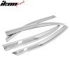 Honda Civic 4DR 2012-2015 Déflecteurs de vitres ABS chrome