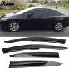 Honda Civic 9th Gen2012-2015 Derivabrisas negro transparente