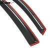 Honda Civic Coupe 2012-2015 Deflectores de ventanilla Slim styl acrílico negro ahumado