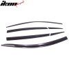 Honda CR-V 2012-2016 Deflectores de aire ABS negro oscuro