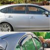 Subaru Impreza 13-17 XV 2012-2016 Window Deflectors Slim Style Acrylic Smoke Tinted