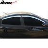 Hyundai Accent Sedan 2012-2017 Déflecteurs d'air ABS chrome
