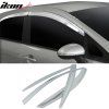Kia Rio 5DR 2012-2017 Déflecteurs d'air ABS chrome