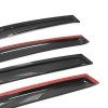 Ford Focus 2012-2018 Déflecteurs de vitres Style Slim acrylique teinté fumé
